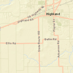 11301-11397 U.S. 40, Highland, IL 62249 Street Map