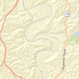 Pendleton County Street Map