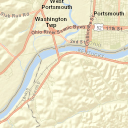 Stockham Ohio Street Map