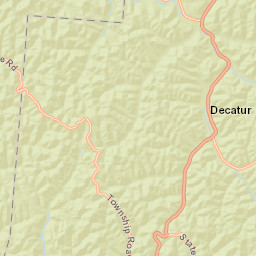 Vernon Ohio Street Map