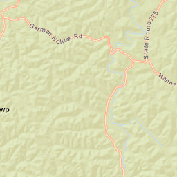 Sand Fork Ohio Street Map