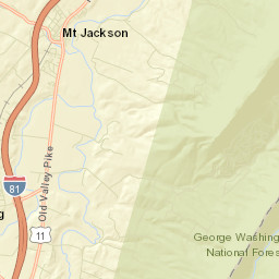 Mount Jackson Street Map
