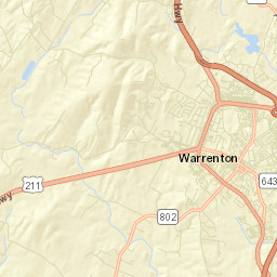 Warrenton Street Map