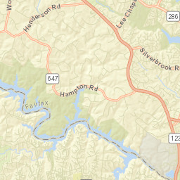 Lake Ridge Street Map