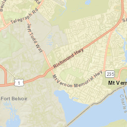 Hybla Valley Street Map
