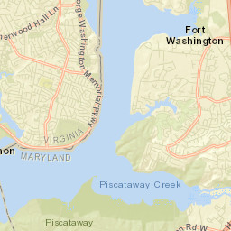 Fort Washington Street Map