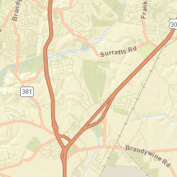 Brandywine Street Map