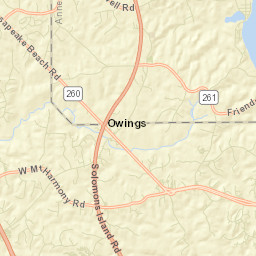 Owings Street Map