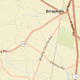 Cannon Delaware Street Map