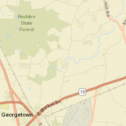 Sand Hill Delaware Street Map