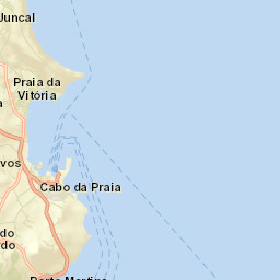 Praia da Vitória Street Map