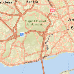 Campolide Street Map