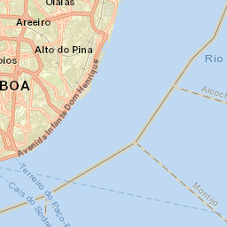 Santa Engrácia Street Map