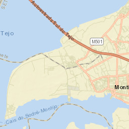 Samouco Street Map