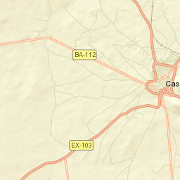 Castuera Street Map