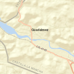 Guadalmez Street Map