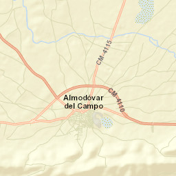 Almodóvar del Campo Street Map