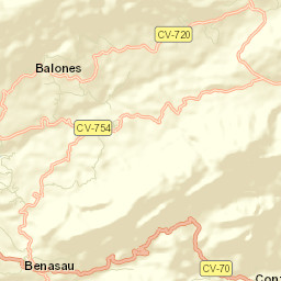 Benasau Street Map