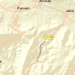 Parcent Street Map