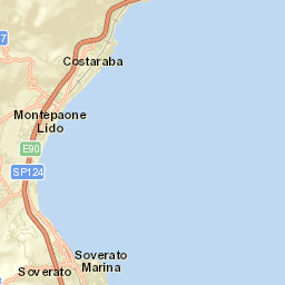 Montepaone Lido Street Map