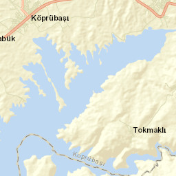 Köprübaşı Street Map