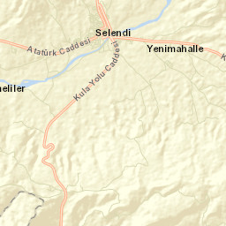 Selendi Street Map