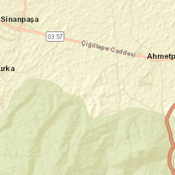 Sinanpaşa Street Map