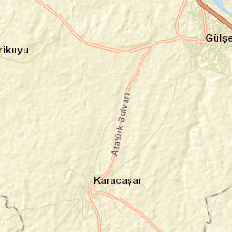 Gülşehir Street Map