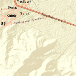 Muş Street Map