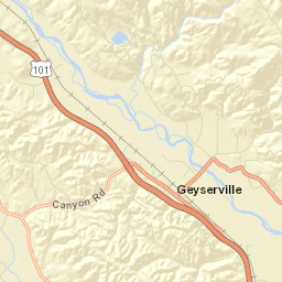 Nervo California Street Map