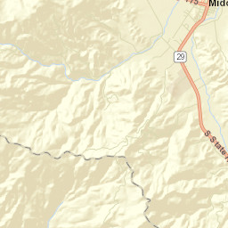 Middletown California Street Map