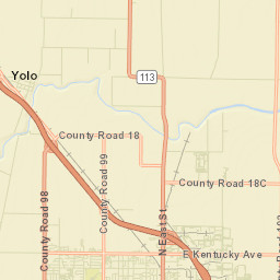Sugarfield California Street Map