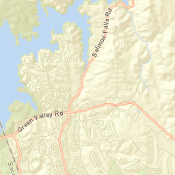 Oak Creek Hills California Street Map