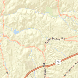 Cold Springs California Street Map