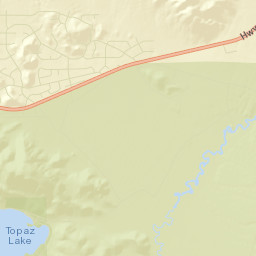 Topaz Ranch Estates Street Map