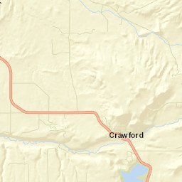 Crawford Colorado Street Map