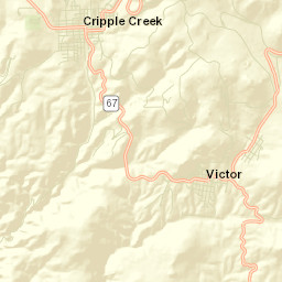 Victor Colorado Street Map