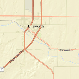 1670-1698 Avenue J, Ellsworth, KS 67439 Street Map