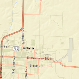 1801-1899 East 5th Street, Sedalia, MO Street Map