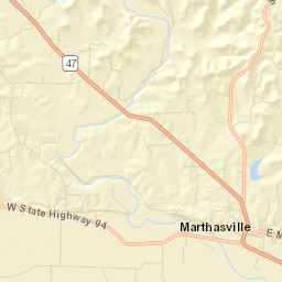Marthasville Street Map