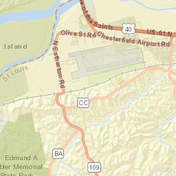 1536 Highland Valley Circle Wildwood MO Street Map