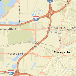 741 Bischoff Road, Nameoki, IL, America Street Map