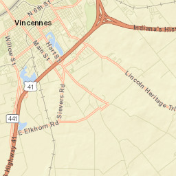 Vincennes Street Map