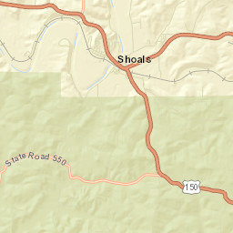 Shoals Street Map