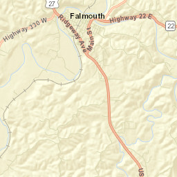 Falmouth Street Map