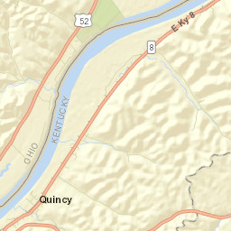 Pond Run Ohio Street Map