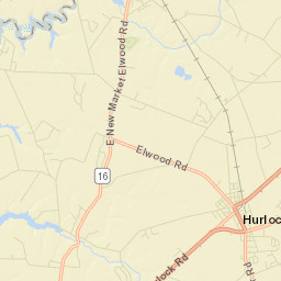 Hurlock Street Map