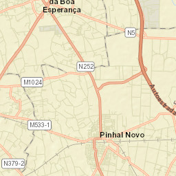 Pinhal Novo Street Map