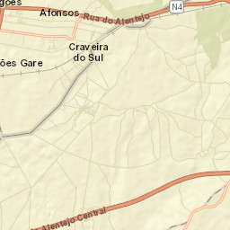 Vendas Novas Street Map