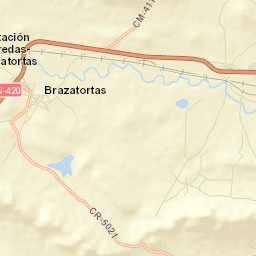 Brazatortas Street Map